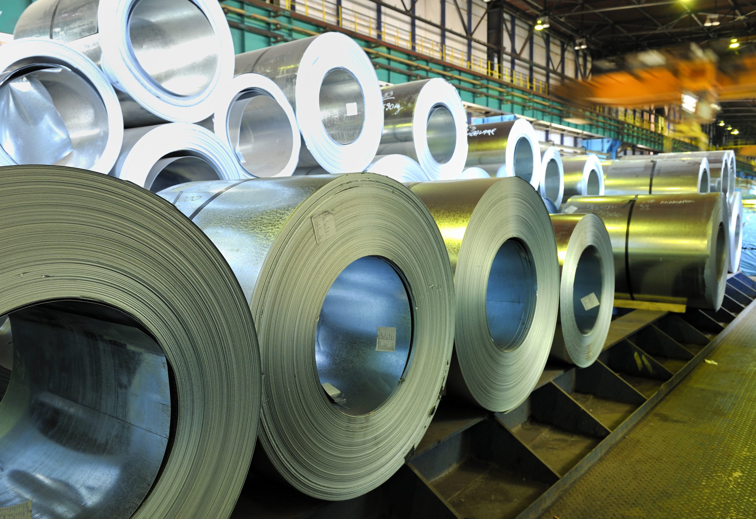 Rolls of steel sheet